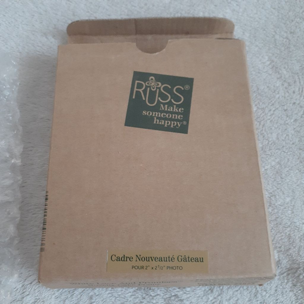 Russ White Lace And Promises Porcelain Wedding Novelty Cake Small Photo Frame - Picture 5 of 6